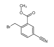 2-(溴甲基)-5-氰基苯甲酸甲酯