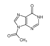 9-乙酰基-1H-嘌呤-6(9H)-酮