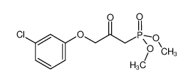 3-(3-氯苯氧基)-2-氧代丙基磷酸二甲酯