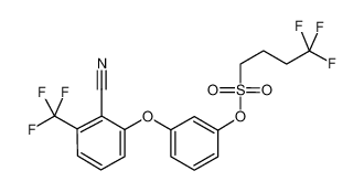 3-(2-氰基-3-(三氟甲基)苯氧基)苯基4,4,4-三氟丁烷-1-磺酸酯