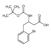 (S)-4-(2-溴苯基)-3-((叔丁氧羰基)氨基)丁酸