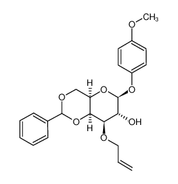 4-甲氧苯基-3-O-烯丙基-4,6-O-苯亚甲基-&beta;-D-吡喃半乳糖苷
