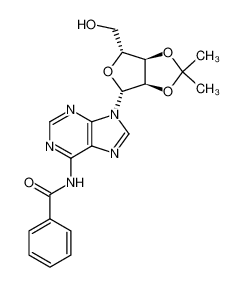 N6-苯甲酰基-2'，3'-O-异丙亚基腺苷