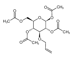1,2,4,6-四-O-乙酰基-3-O-烯丙基-&beta;-D-吡喃葡萄糖