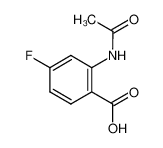 2-乙酰氨基-4-氟苯甲酸