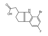 2-(5-溴-7-氟-1,2,3,4-四氢环戊烷并[b]吲哚-3-基)乙酸