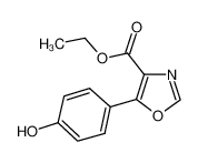 5-(4-羟基-苯基)-恶唑-4-甲酸乙酯