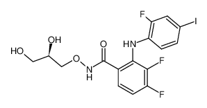 N-[(2R)-2,3-二羟基丙氧基]-3,4-二氟-2-[(2-氟-4-碘苯)氨基]苯甲酰胺