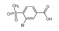 3-溴-4-甲砜基苯甲酸