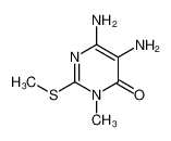 5,6-二氨基-3-甲基-2-(甲硫基)嘧啶-4(3H)-酮