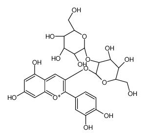 矢车菊-3-O-槐糖苷氯化物