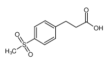 3-(4-(甲基磺酰基)苯基)丙酸