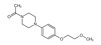 1-(4-(4-(2-甲氧基乙氧基)苯基)哌嗪-1-基)乙酮