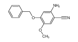 2-氨基-4-(苄氧基)-5-甲氧基苯甲腈