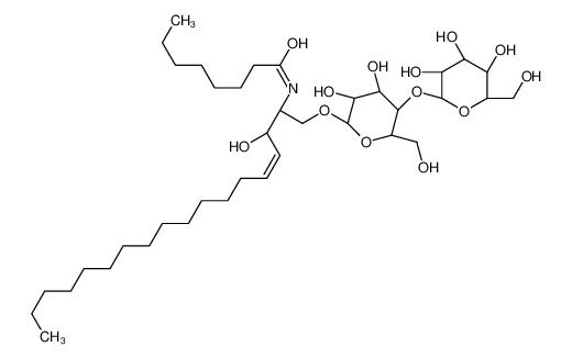 D-lactosyl--1,1'' N-octanoyl-D-erythro-sphingosine