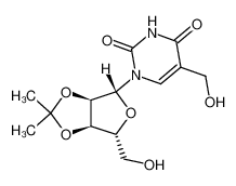 5-(羟甲基)-1-((3aR,4R,6R,6aR)-6-(羟甲基)-2,2-二甲基四氢呋喃并[3,4-d][1,3]二氧戊环-4-基)嘧啶-2,4(1H,3H)-二酮