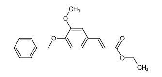(E)-3-(4-(苄氧基)-3-甲氧基苯基)丙烯酸乙酯