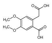 2-羧基-3，4-二甲氧基苯乙酸