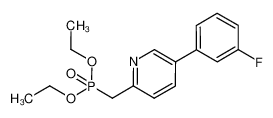 ((5-(3-氟苯基)吡啶-2-基)甲基)膦酸二乙酯