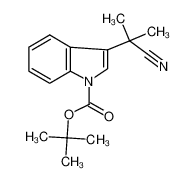 3-(2-氰基丙-2-基)-1H-吲哚-1-羧酸叔丁酯