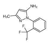 3-甲基-1-(2-(三氟甲基)苯基)-1H-吡唑-5-胺