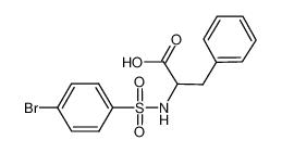 2-([(4-BROMOPHENYL)SULFONYL]AMINO)-3-PHENYLPROPANOIC ACID