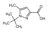 1-(叔丁基)-5-甲基-1H-吡唑-3-羧酸