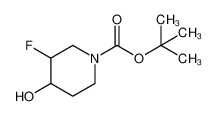3-氟-4-羟基哌啶-1-甲酸叔丁酯
