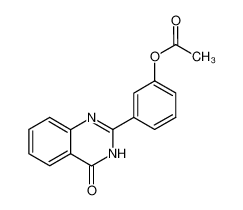 3-(4-Oxo-3,4-dihydroquinazolin-2-yl)phenyl acetate