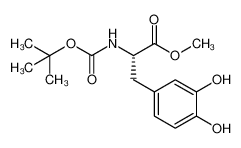 (S)-Methyl2-((tert-butoxycarbonyl)amino)-3-(3，4-dihydroxyphenyl)propanoate