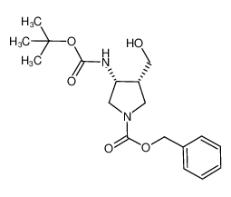 (3R，4R)-1-Cbz-3-(Boc-氨基)-4-(羟甲基)吡咯烷