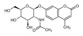 4-甲基香豆素-2-乙酰氨基-2-脱氧-β-D-吡喃葡萄糖苷