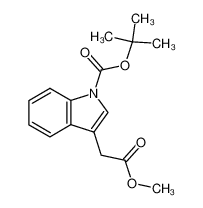 3-(2-甲氧基-2-氧代乙基)-1H-吲哚-1-甲酸叔丁酯