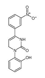 3-(2-羟基苯基)-6-(3-硝基苯基)-3,4-二氢嘧啶-2(1H)-酮