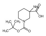 1-Boc-3-氨基哌啶-3-甲酸