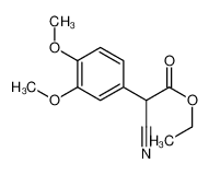 2-氰基-2-(3，4-二甲氧基苯基)乙酸乙酯