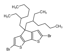 2,6-二溴-4,4-双(2-乙基己基)-4H-环戊并[2,1-B:3,4-B']二噻吩