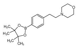 4-(4-(4,4,5,5-四甲基-1,3,2-二氧杂硼烷-2-基)苯乙基)吗啉