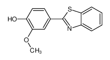 2-(4-羟基-3-甲氧基苯基)苯并噻唑