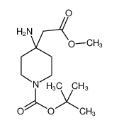 4-氨基-4-(2-甲氧基-2-氧代乙基)哌啶-1-羧酸叔丁酯