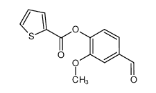 4-甲酰基-2-甲氧基苯基噻吩-2-羧酸酯
