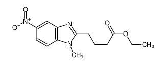 1-甲基-5-硝基-1H-苯并咪唑-2-丁酸乙酯