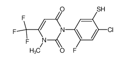 3-(4-氯-2-氟-5-巯基苯基)-1-甲基-6-(三氟甲基)嘧啶-2,4(1H,3H)-二酮