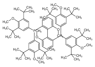 (R)-(-)-2,2'-双[二 (3,5-二-叔丁基-4-甲氧基苯基)膦基]-(二苯基膦)-6,6'-二甲氧基-1,1'-联苯