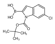 (1-(叔丁氧基羰基)-6-氯-1H-吲哚-2-基)硼酸