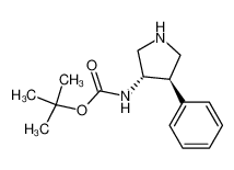 rel-叔丁基((3S，4R)-4-苯基吡咯烷-3-基)氨基甲酸酯