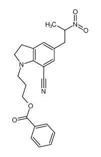 3-(7-氰基-5-(2-硝基丙基)二氢吲哚-1-基)苯甲酸丙酯