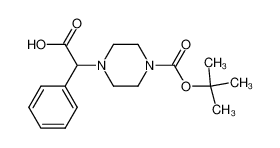 2-(4-叔丁氧基甲酰基哌嗪基)-2-苯乙酸