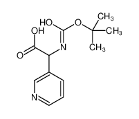 2-(Boc-氨基)-2-(3-吡啶基)乙酸