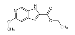 5 -甲氧基乙基-1H-吡咯并[2，3-c]吡啶-2-羧酸